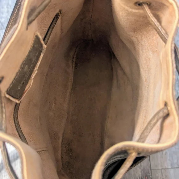 Gucci Brown Shoulder Bag with Monogram Canvas - Picture 13 of 16